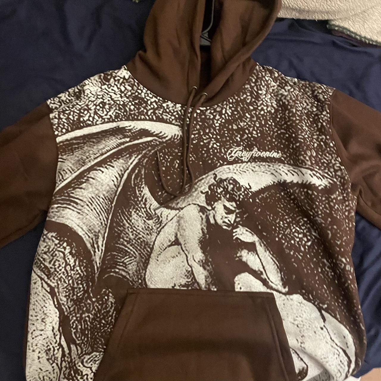 G59 summer drop inferno hoodie brown XL