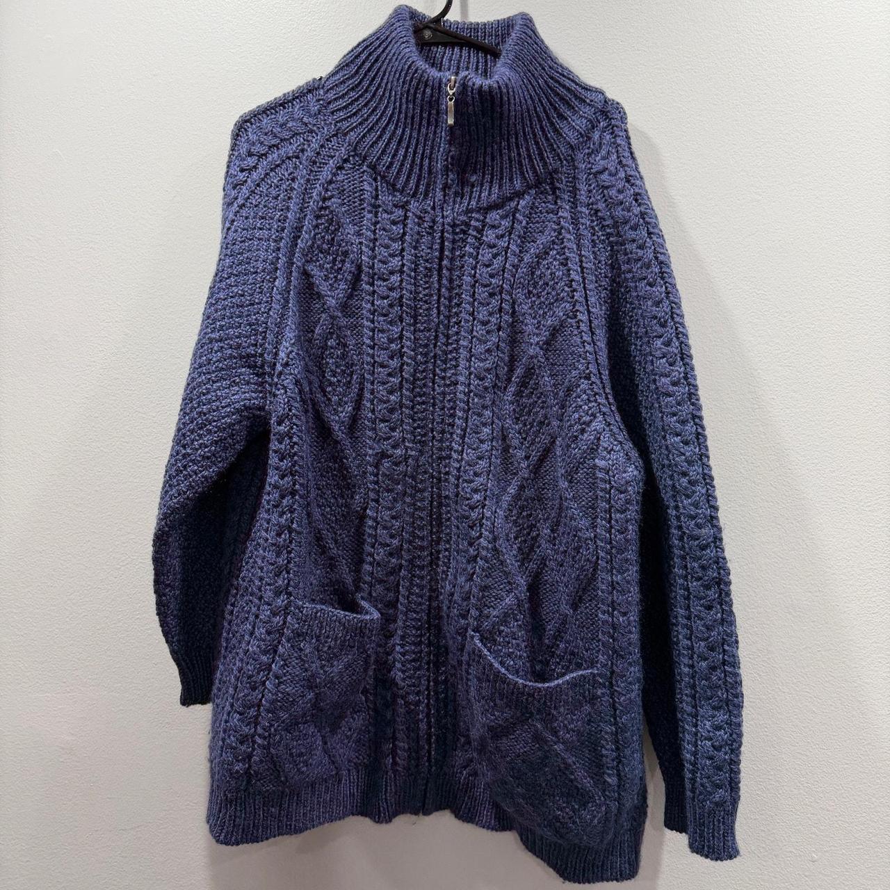 Source Unknown Women's Sweater - Blue - XL – Aran… - image 1