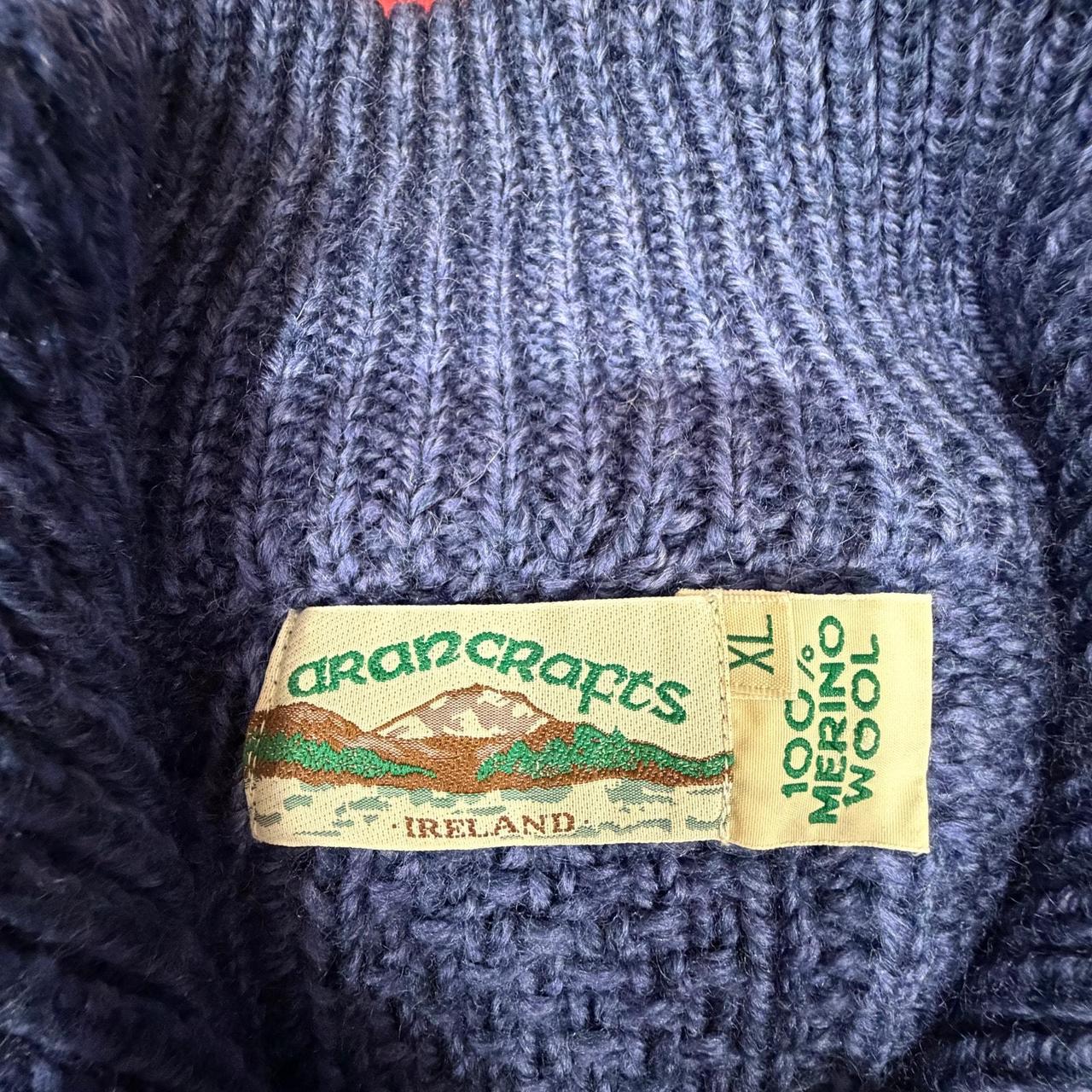 Source Unknown Women's Sweater - Blue - XL – Aran… - image 2