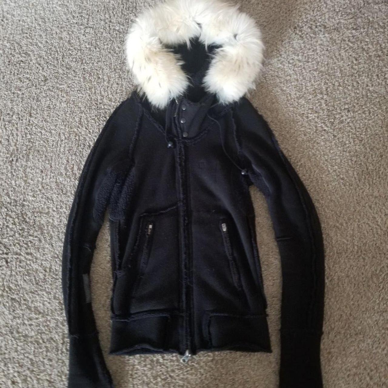 le grande bleu if six was nine fur parka message... - Depop