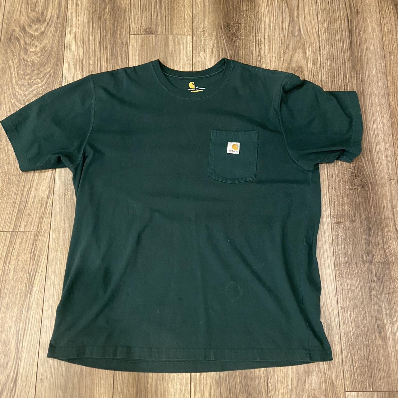 Carhartt forest green original fit tee | feels like... - Depop