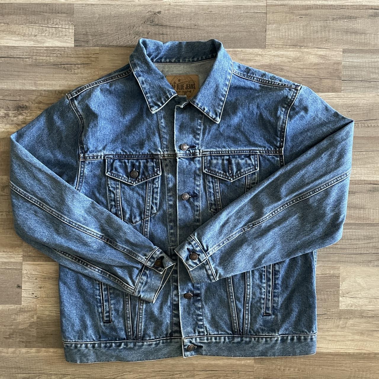 Gap Men's Blue Jacket | Depop