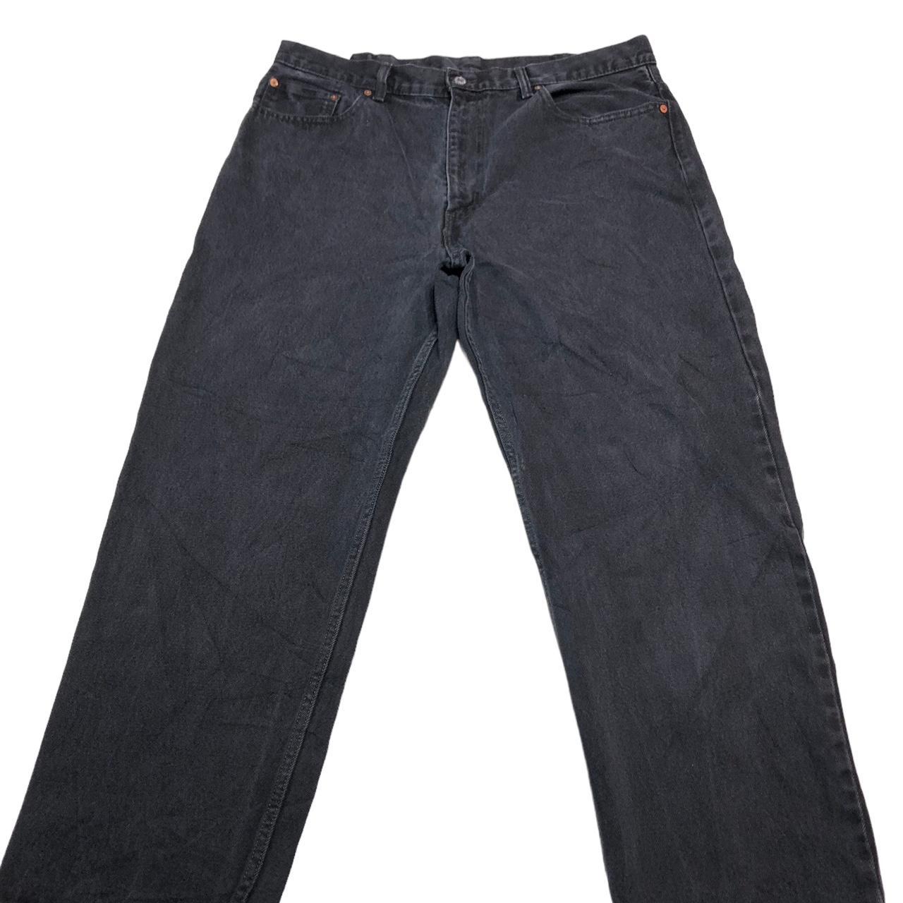 Levi’s jeans 550 W40 L30 men’s black / dark grey... - Depop