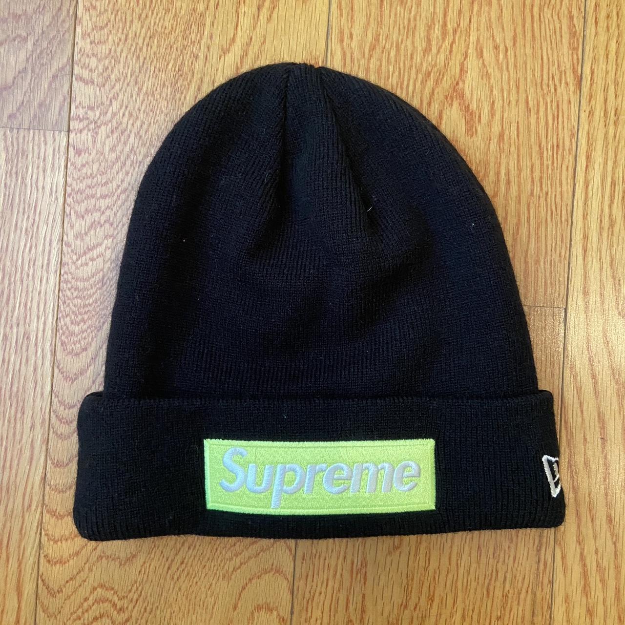 Supreme x New Era Box Logo - World Famous Beanie... - Depop