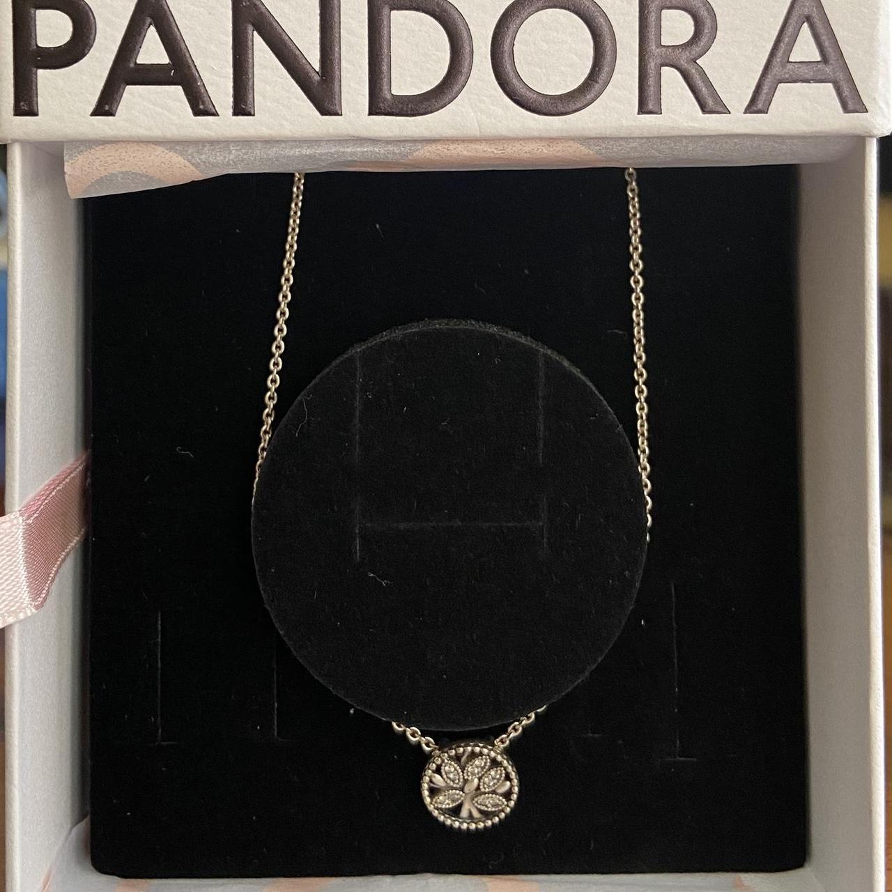 PANDORA Silver Family Tree Necklace 390384CZ 80cm Length on OnBuy-tuongthan.vn