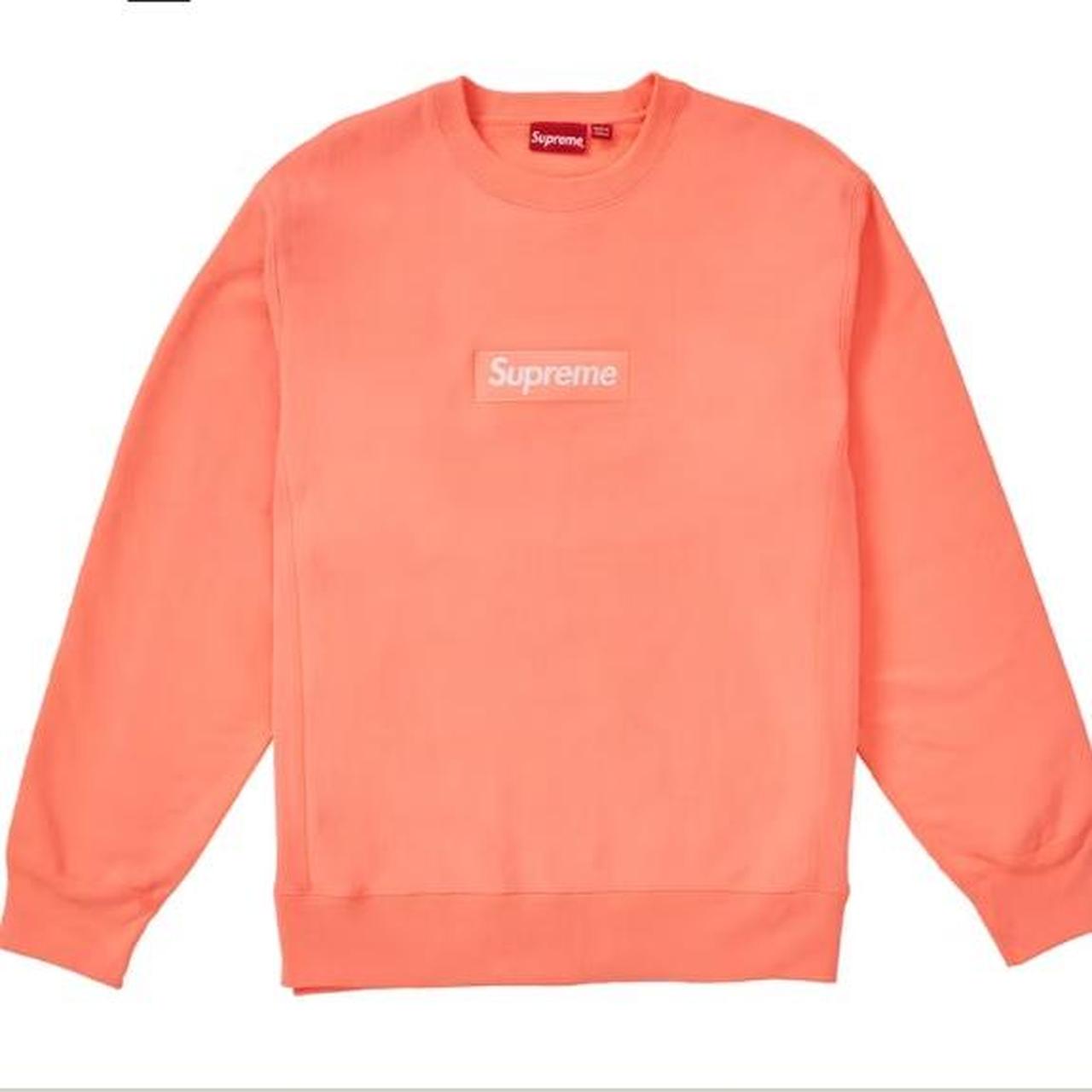 Orange supreme crewneck best sale