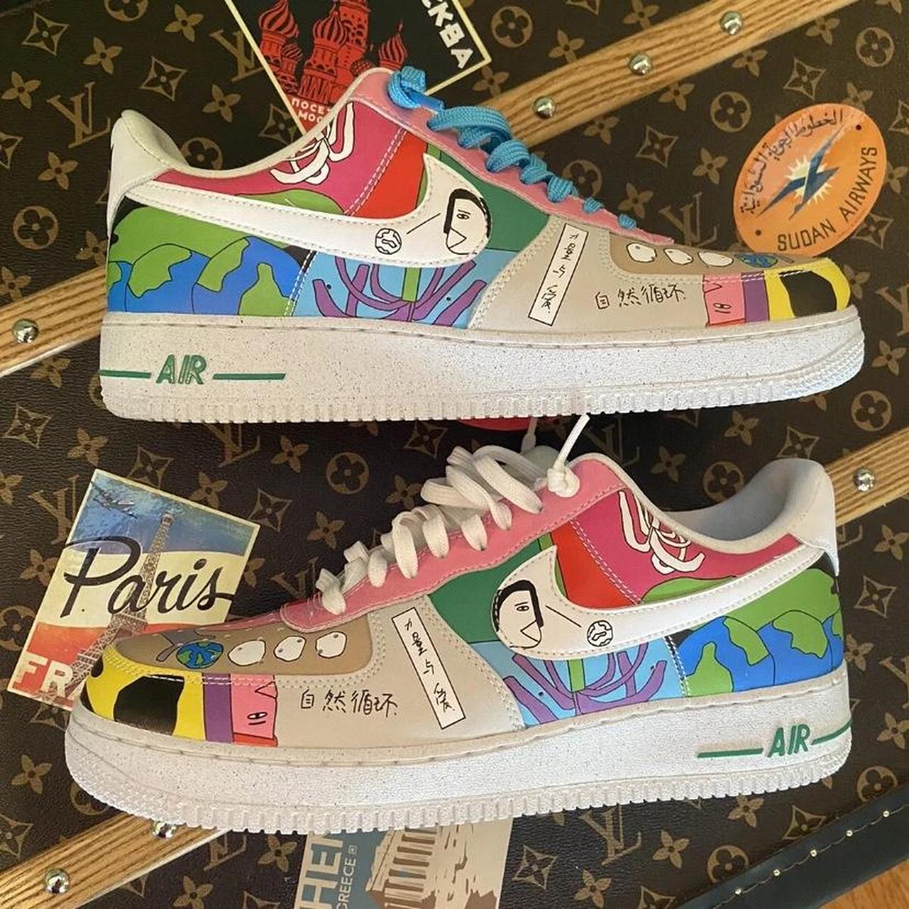 ruohan wang x nike air force 1 low white multi