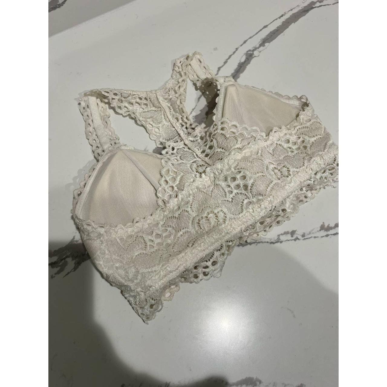 Silver Lace Bralette from Maurices