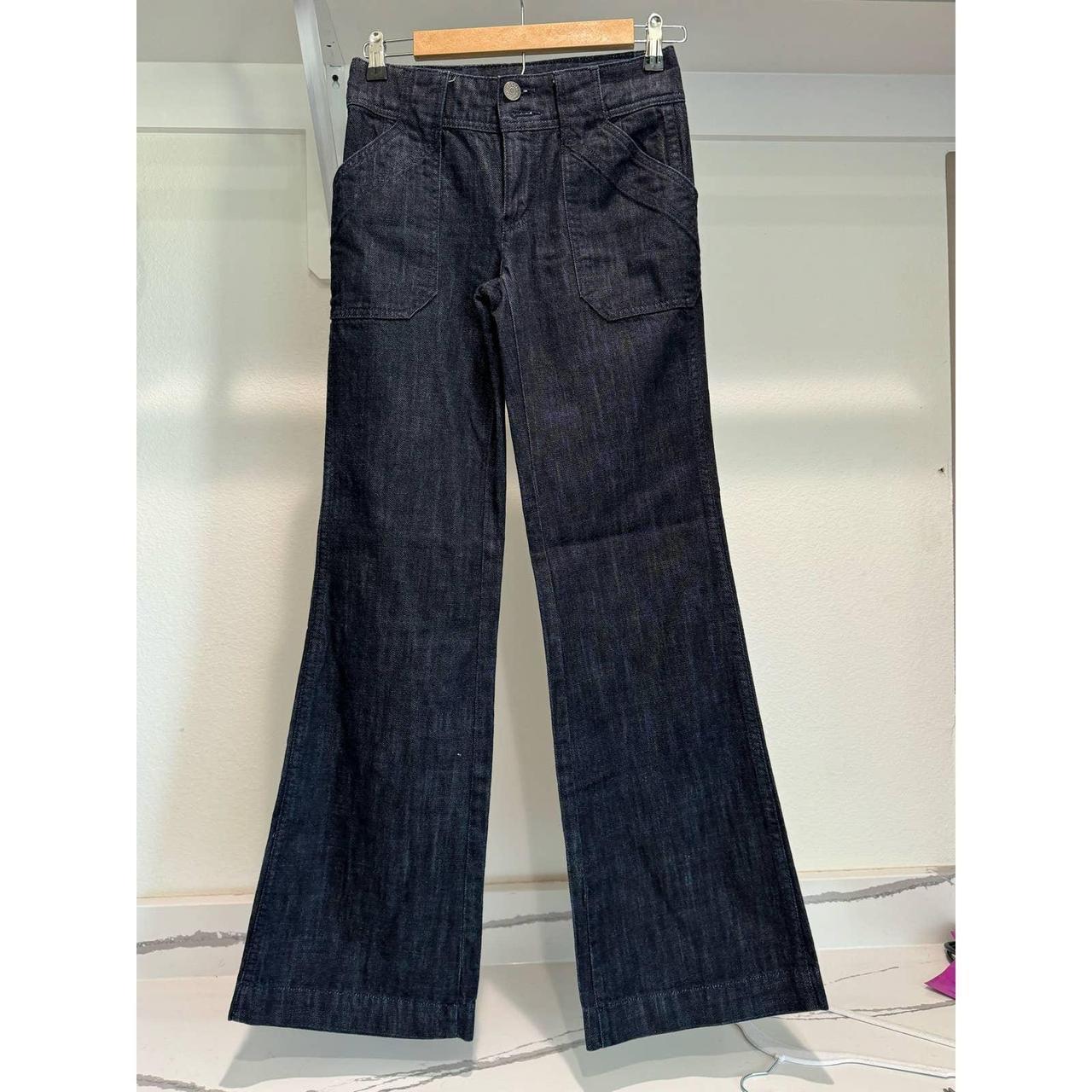 Y2K Vintage Fossil Jeans Size 25 Dark Wash Straight... - Depop