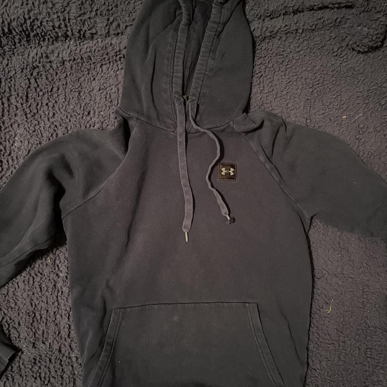 Under armor blue hoodie rarely worn comfy hoodie Depop