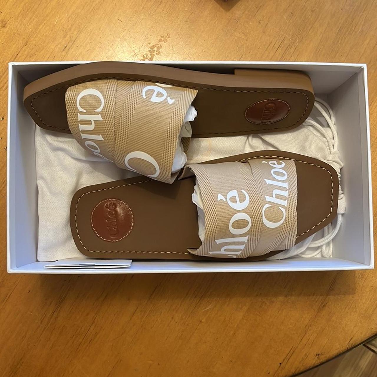 chloé woody flat mule