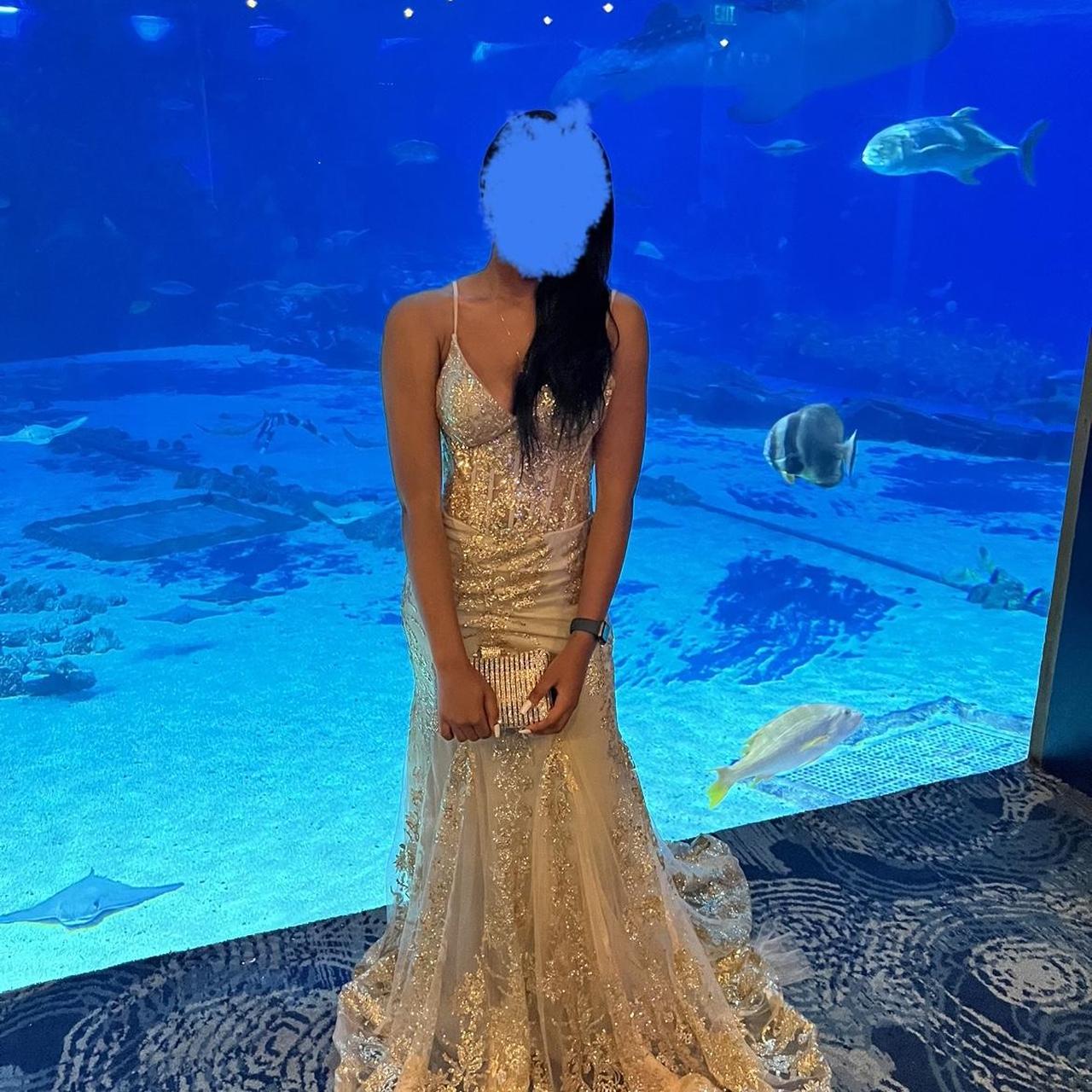 lady black tie lyra gown