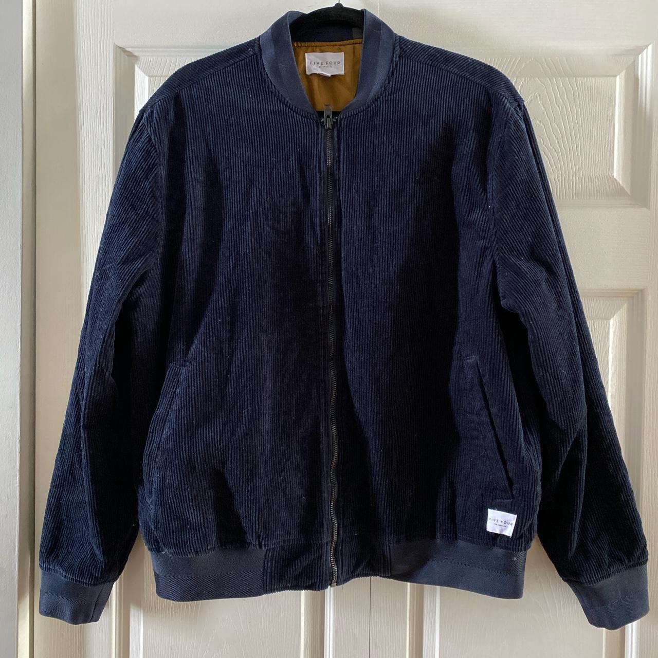 Five Four Los Angeles Navy corduroy jacket Men’s... - Depop