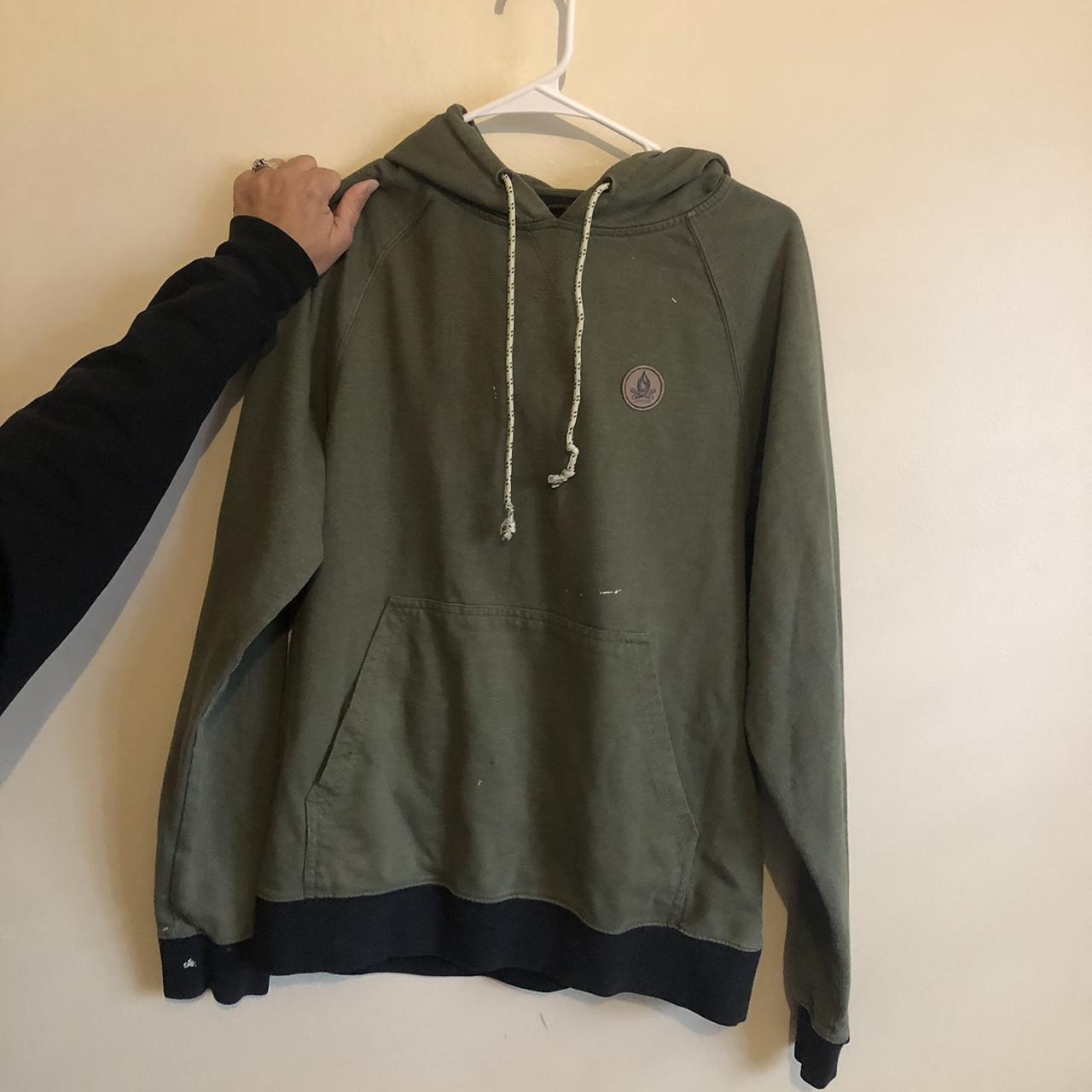 hippy tree vintage dark green sweatshirt hoodie Depop