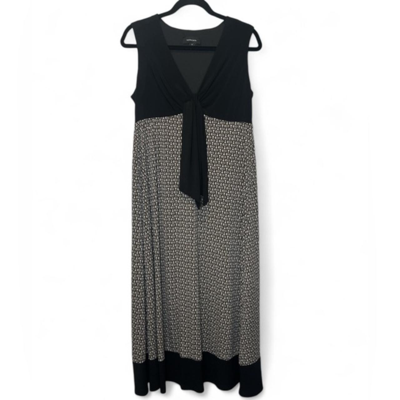 Shops r&m richards black and white dress