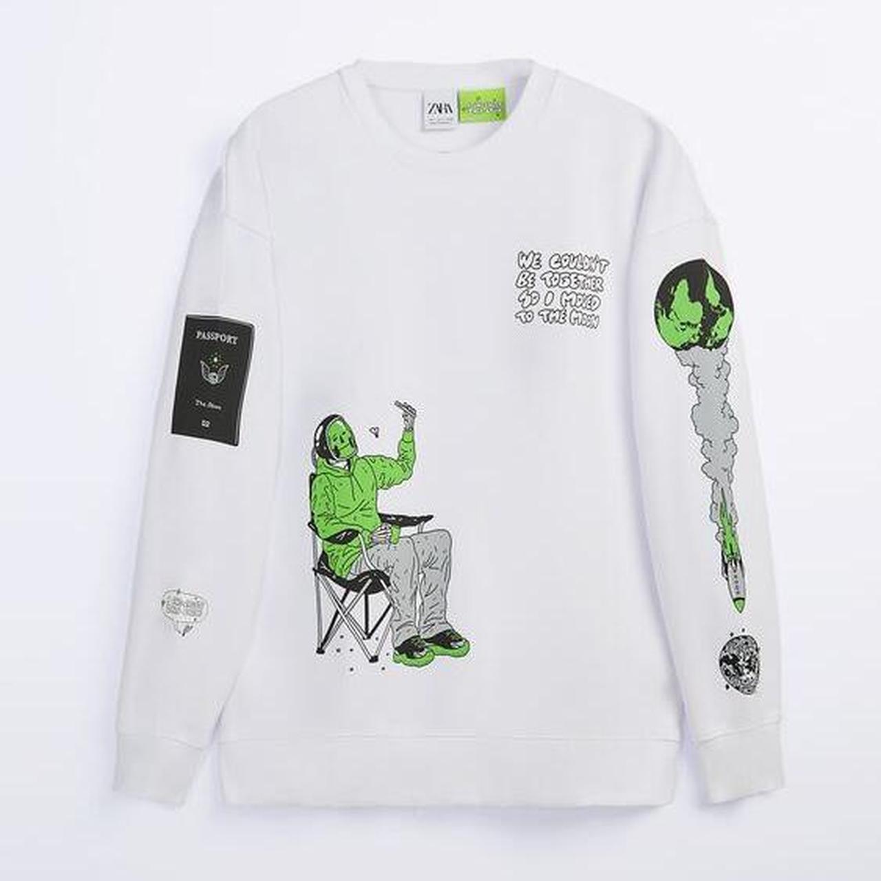 Zara graphic sweatshirt Clearance
