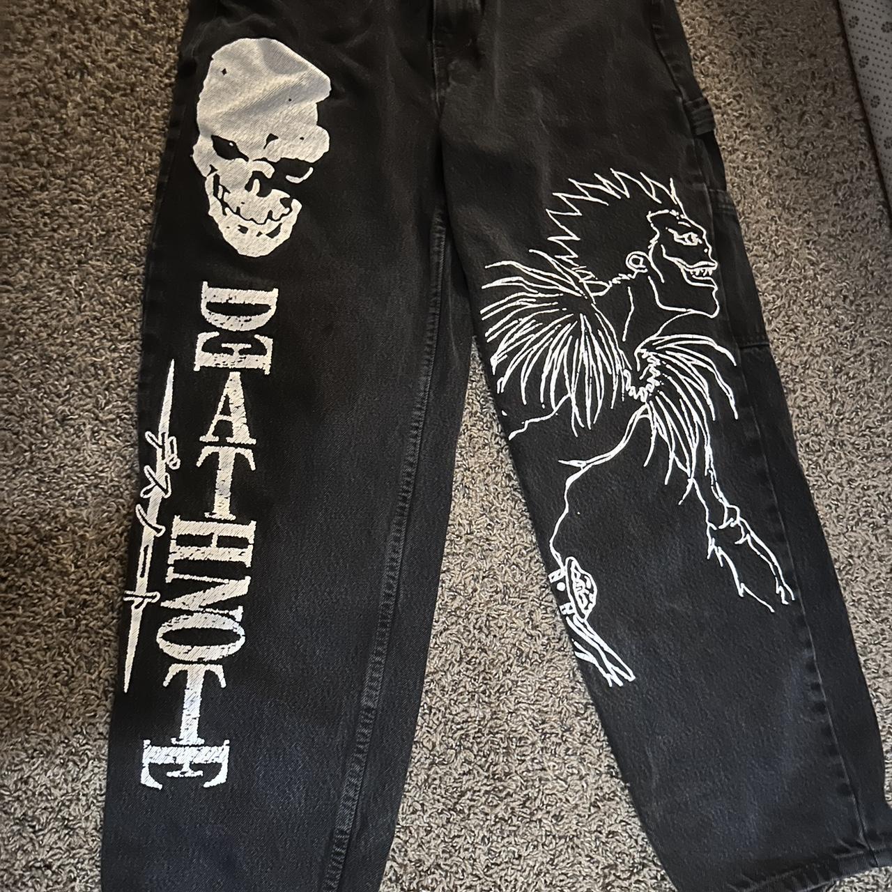 New popular Death Note print jeans