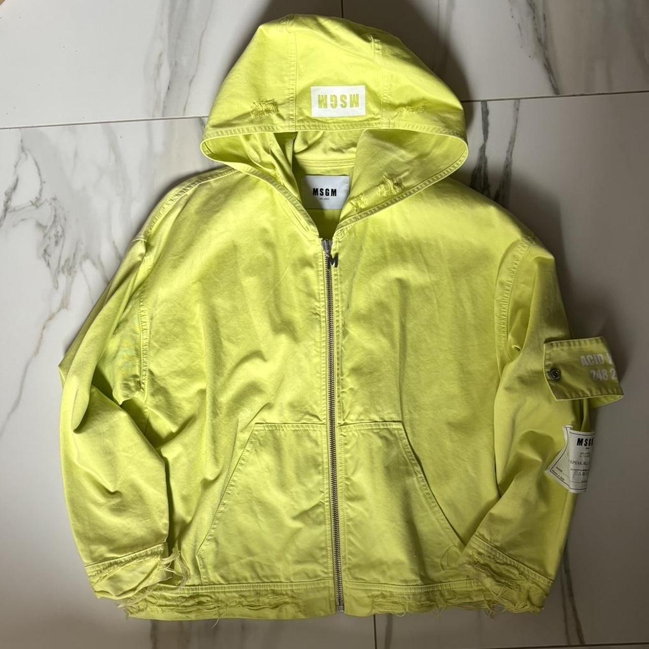 格安 men's Size: Jacket Oversized Yellow Cotton MSGM S, Depop | ジャケット・アウター