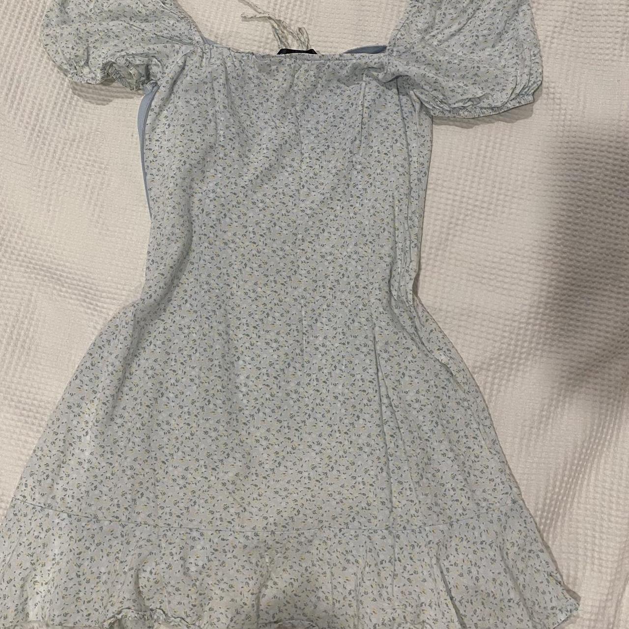 Glassons Mini baby blue summer dress. Depop