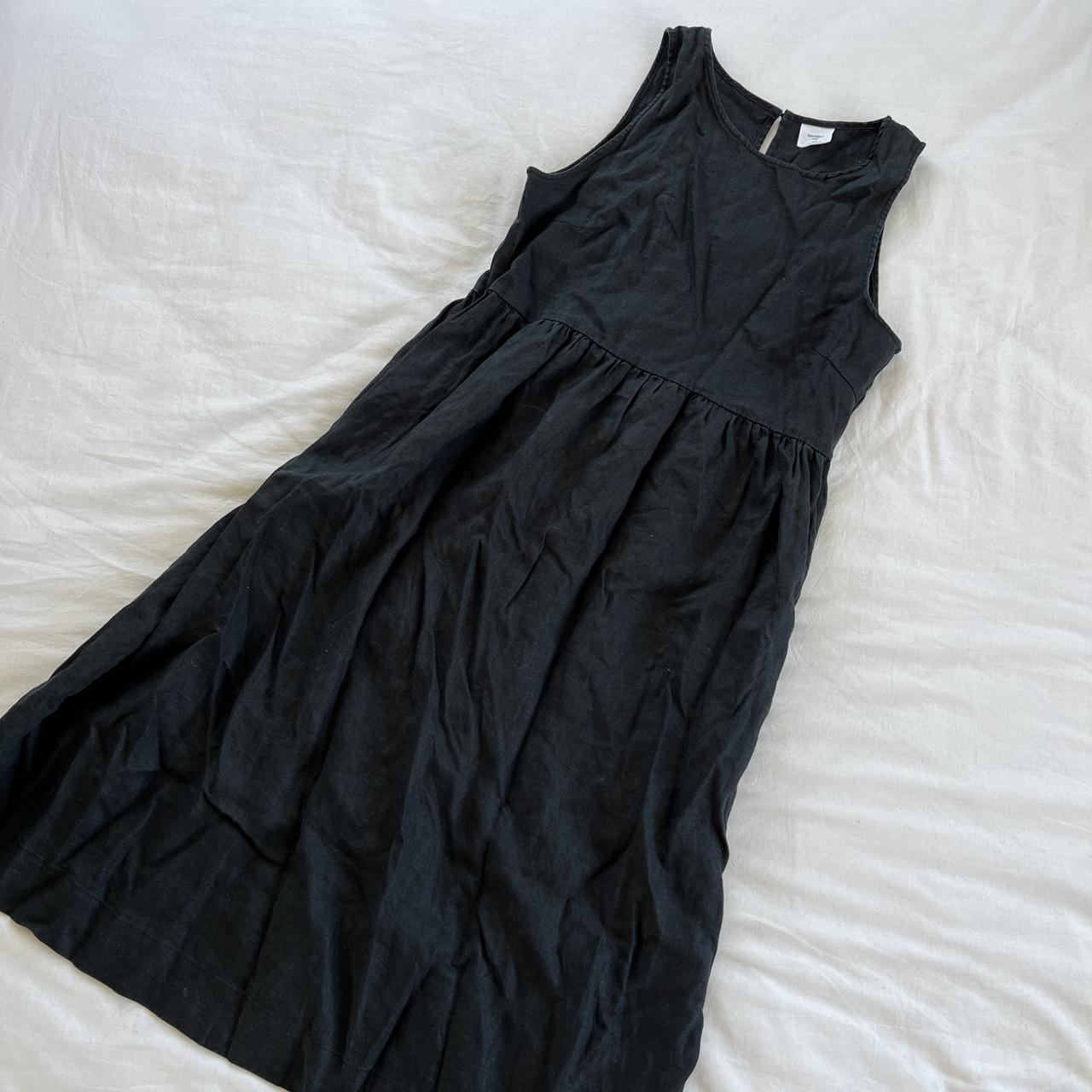 ascolour black linen dress in size medium. Best fit... - Depop