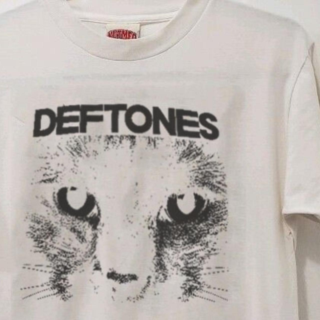 Deftones Cat T-Shirt, Vintage Deftones T-Shirt, - Depop