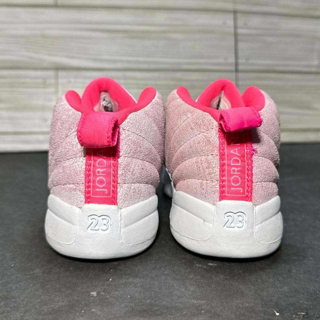 Nike Air Jordan 12 Retro Arctic Pink White Toddler. Depop