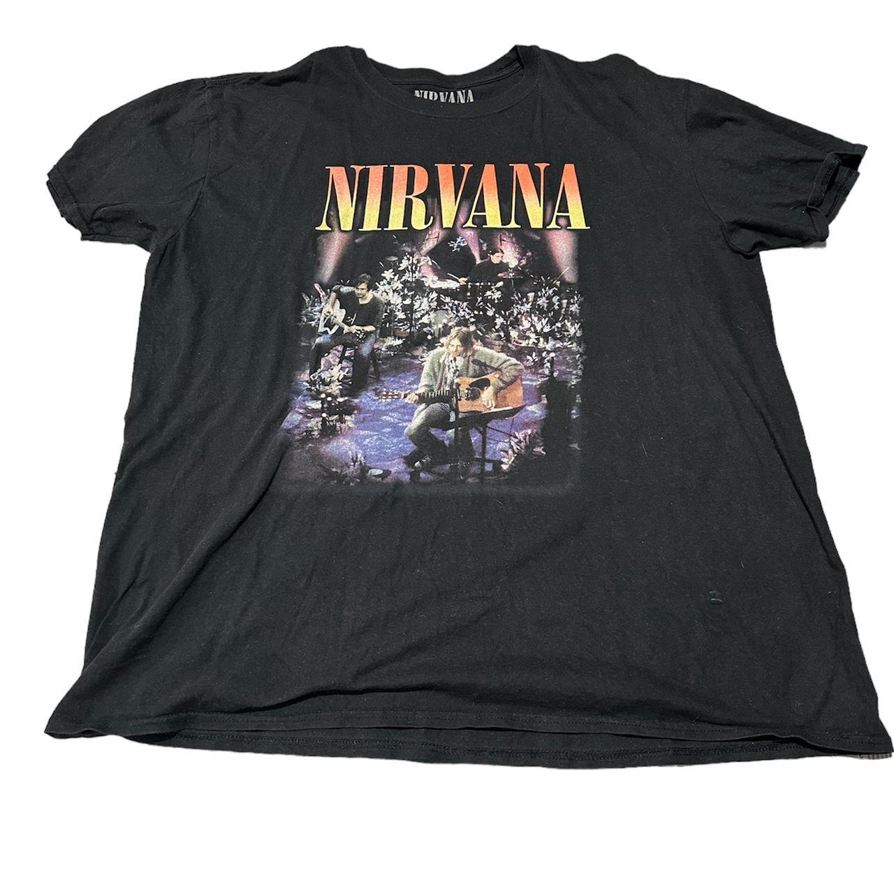 Nirvana graphic tee Size L Small areas of thinning... - Depop