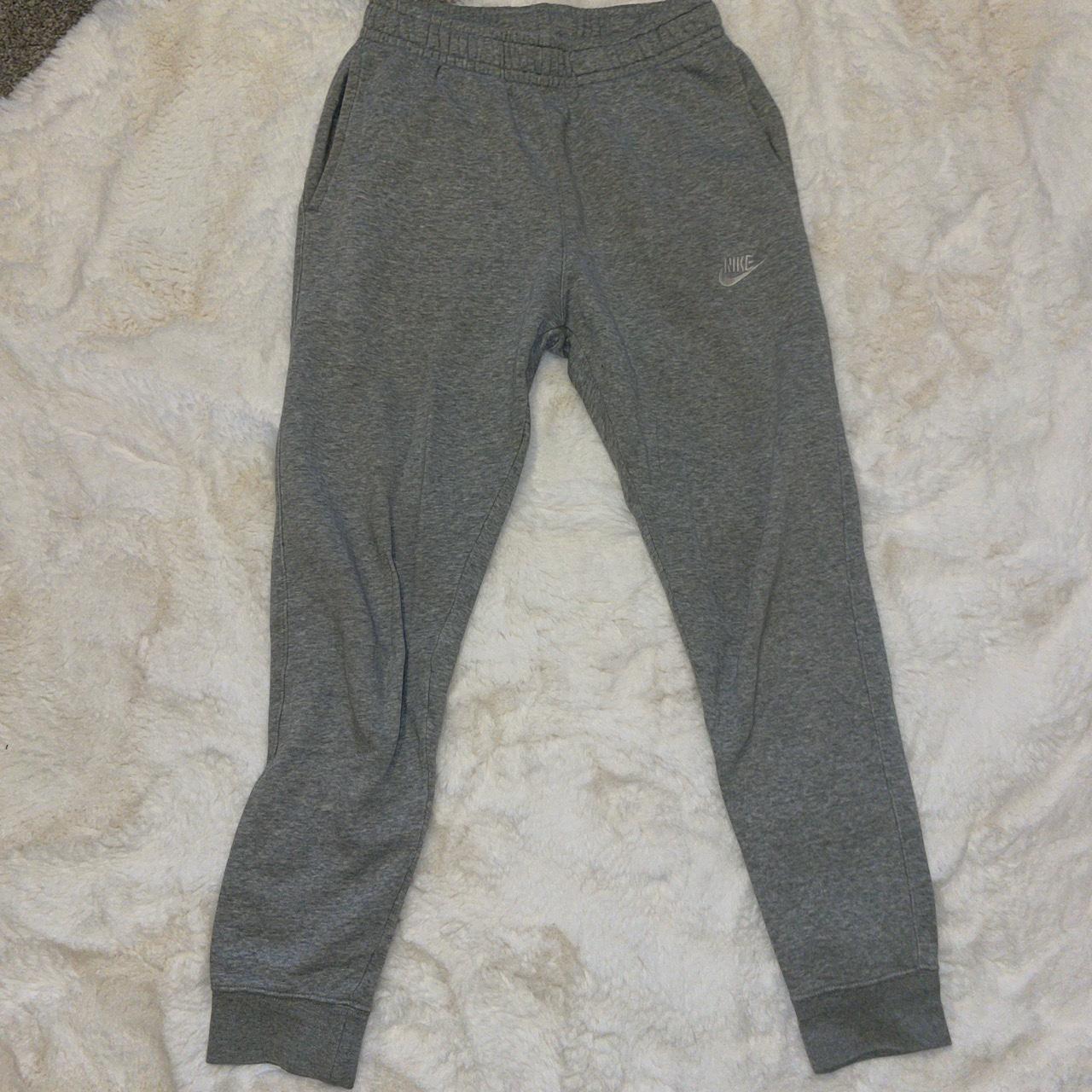 mens gray joggers nike