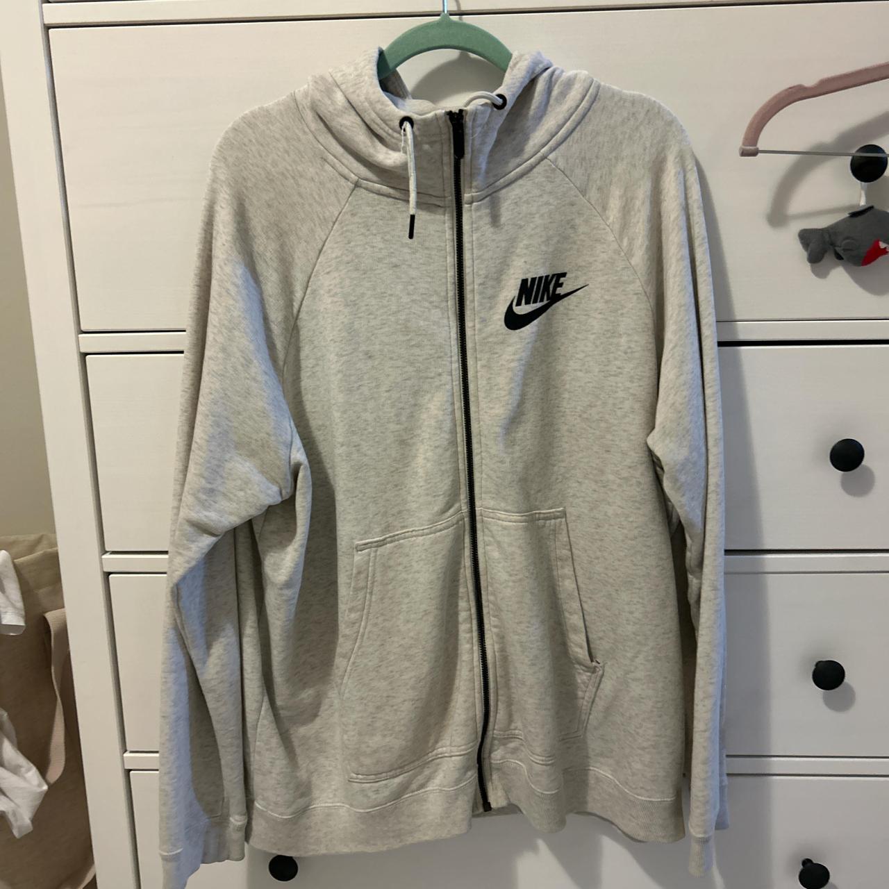 oversized nike zip up
