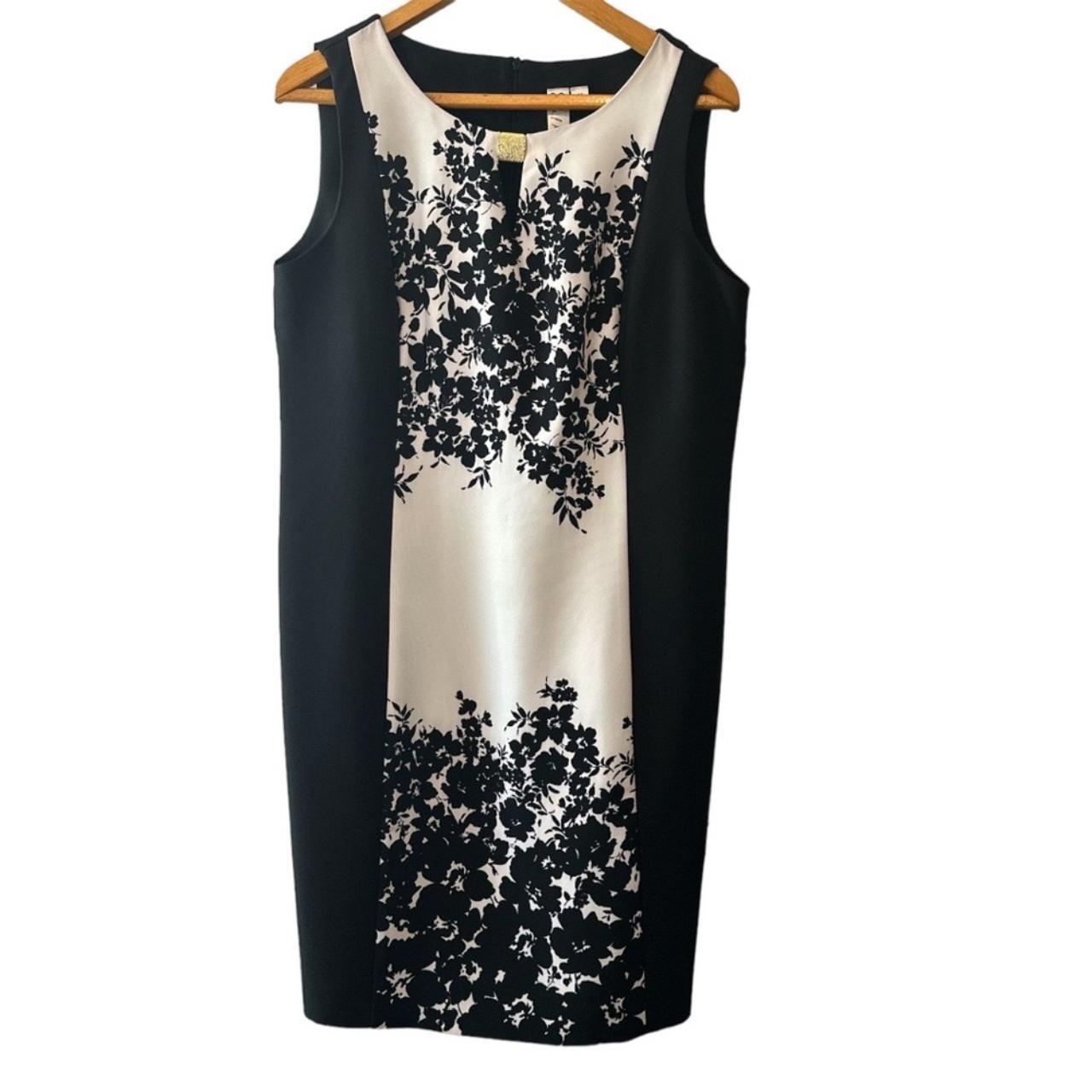 Emma Michele Sleeveless Black White Floral Print Depop