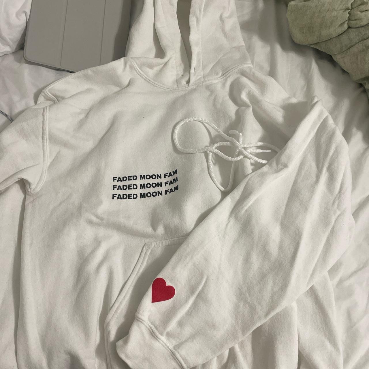 Faded moon hoodie hot sale