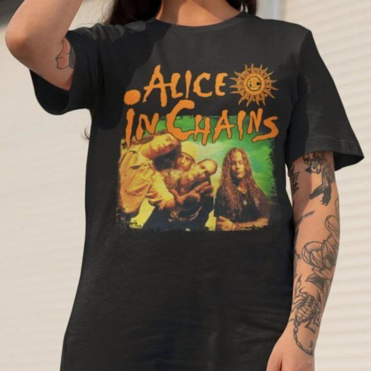 Alice In Chains Vintage Tshirt Alice In Chains Rock... - Depop