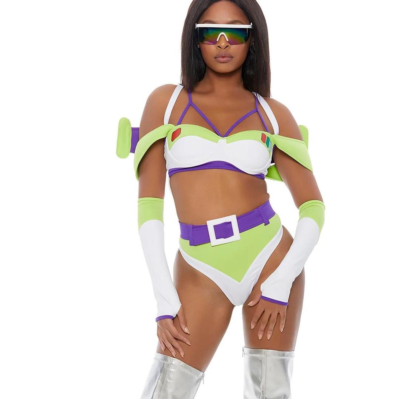 Buzz lightyear costume includes bra panty gloves Depop