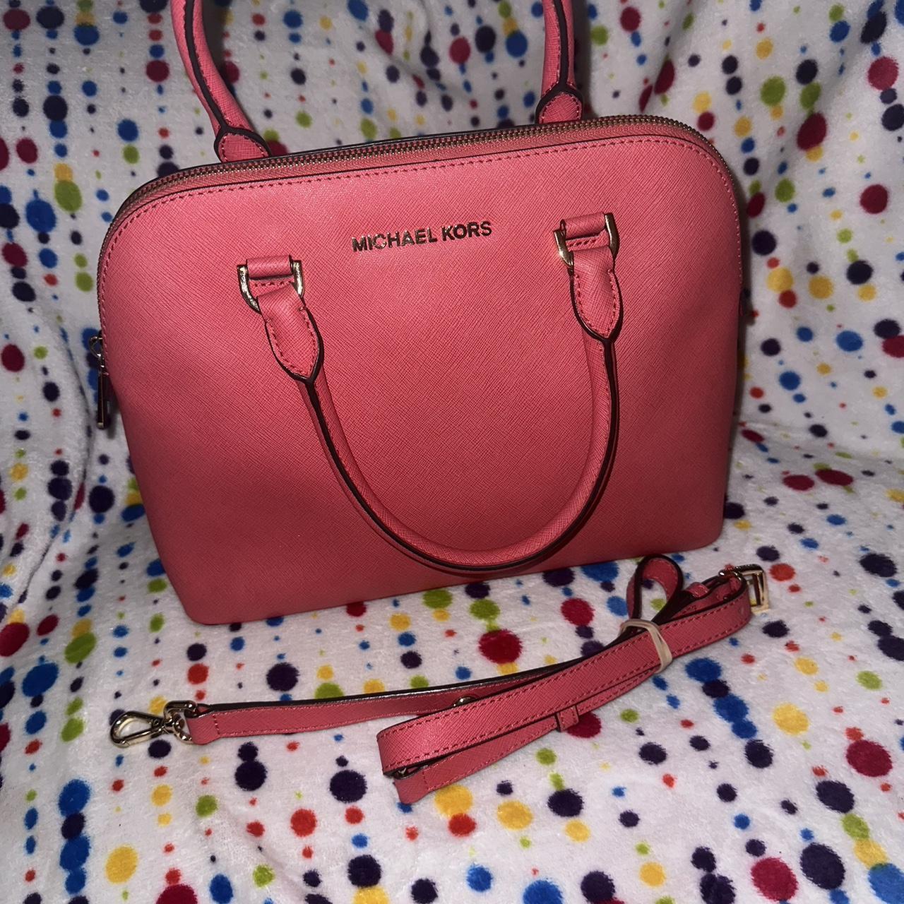 Pink handbags michael online kors