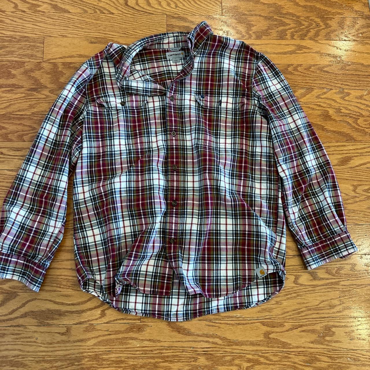 Carhartt Multi colored Flannel - Depop