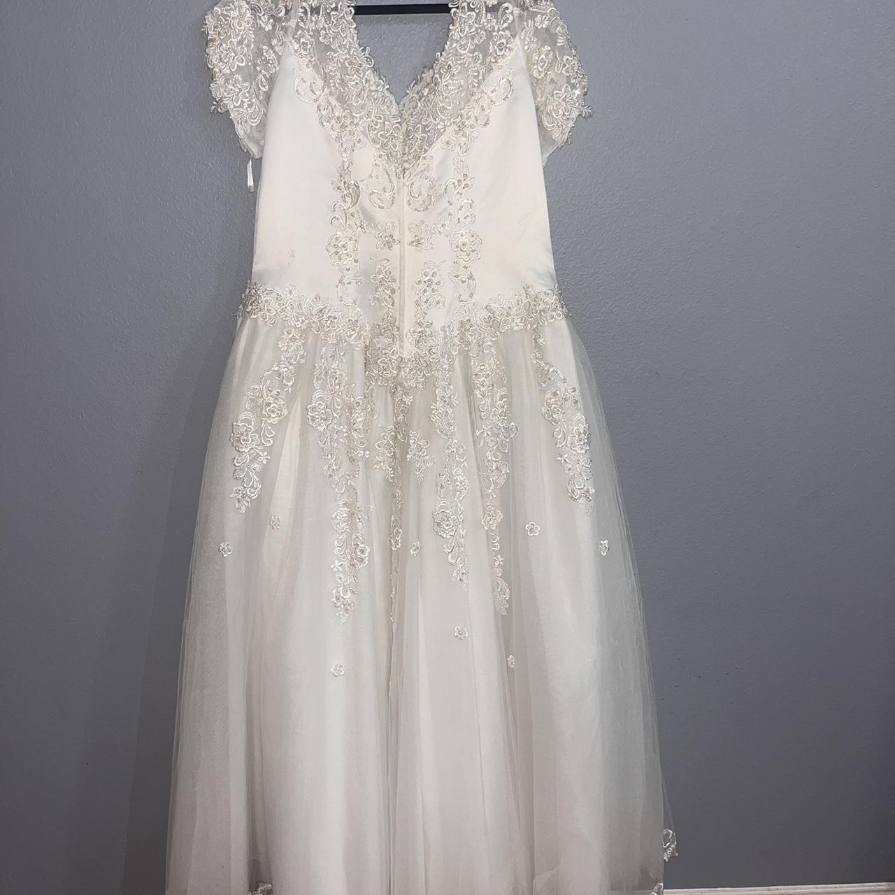 Melody Bridal Collection Wedding Dress Size 22 Depop