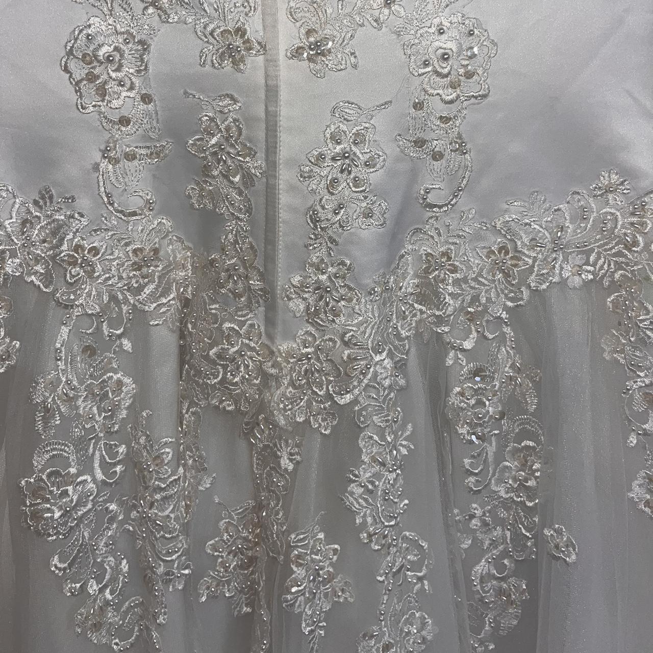 Melody Bridal Collection Wedding Dress Size 22 Depop