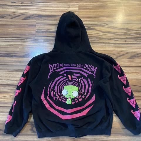 2010 invader zim factory a mighty fine hoodie