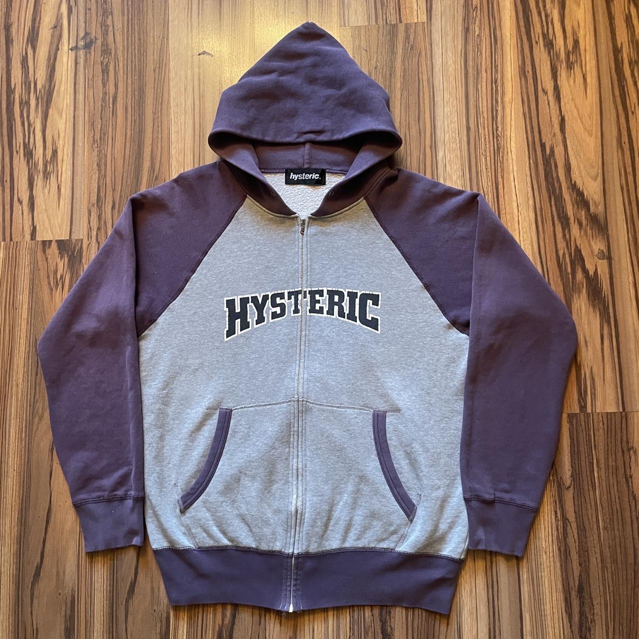Hysteric Glamour 90s Collegiate Hoodie Zipup tagged