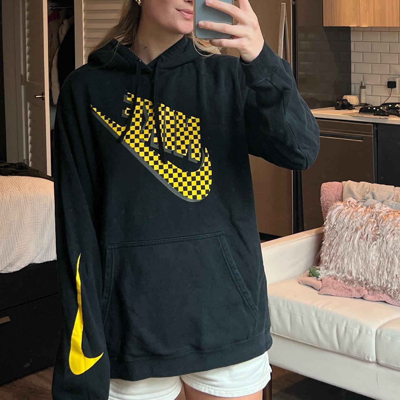 Nike black and yellow hoodie online