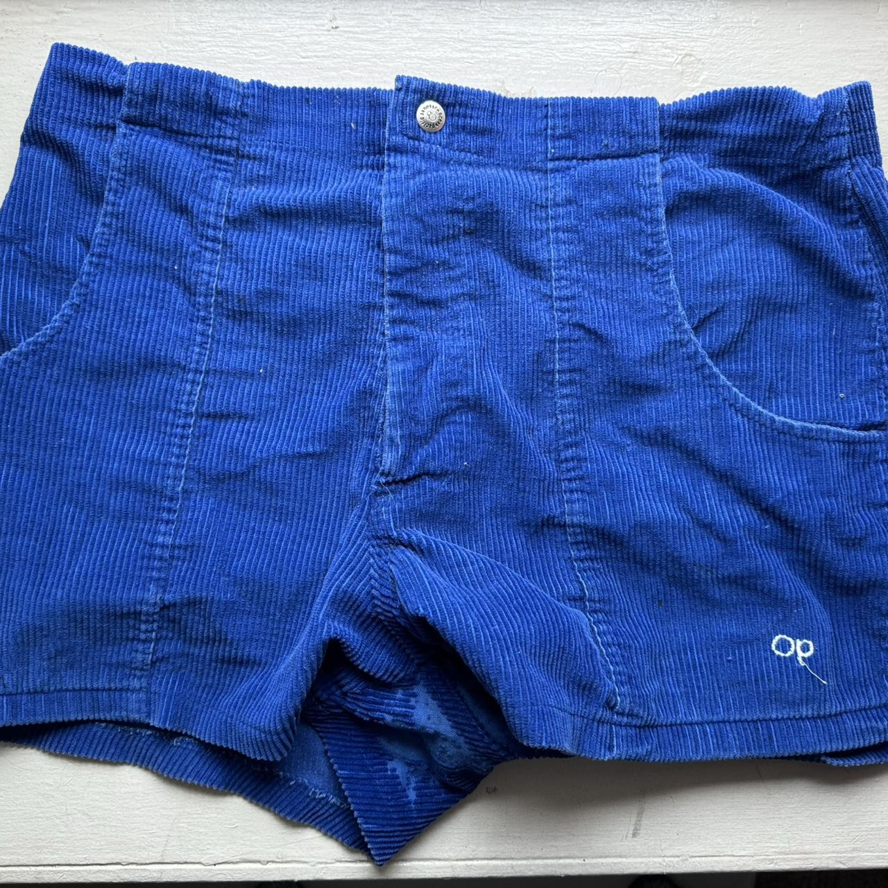 Ocean Pacific Royal Blue Shorts Roughly 36in waist,... - Depop