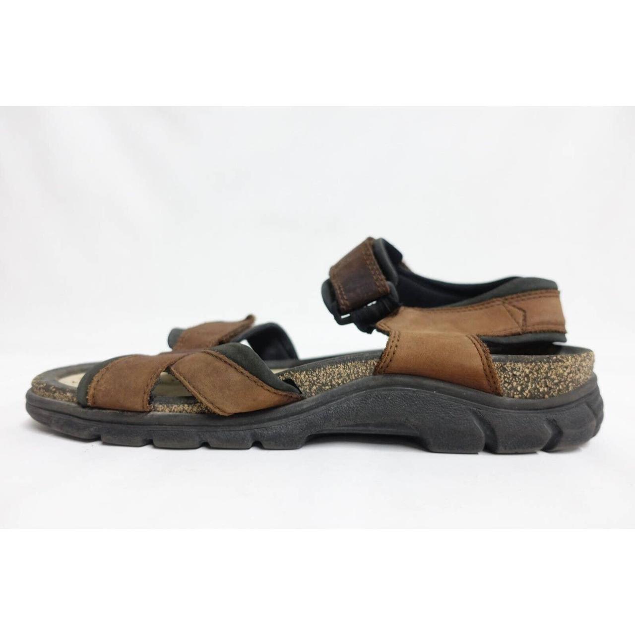 Ecco Yucatán Hiking Sandals Size 38 Brown on Black Velcro Straps - Etsy