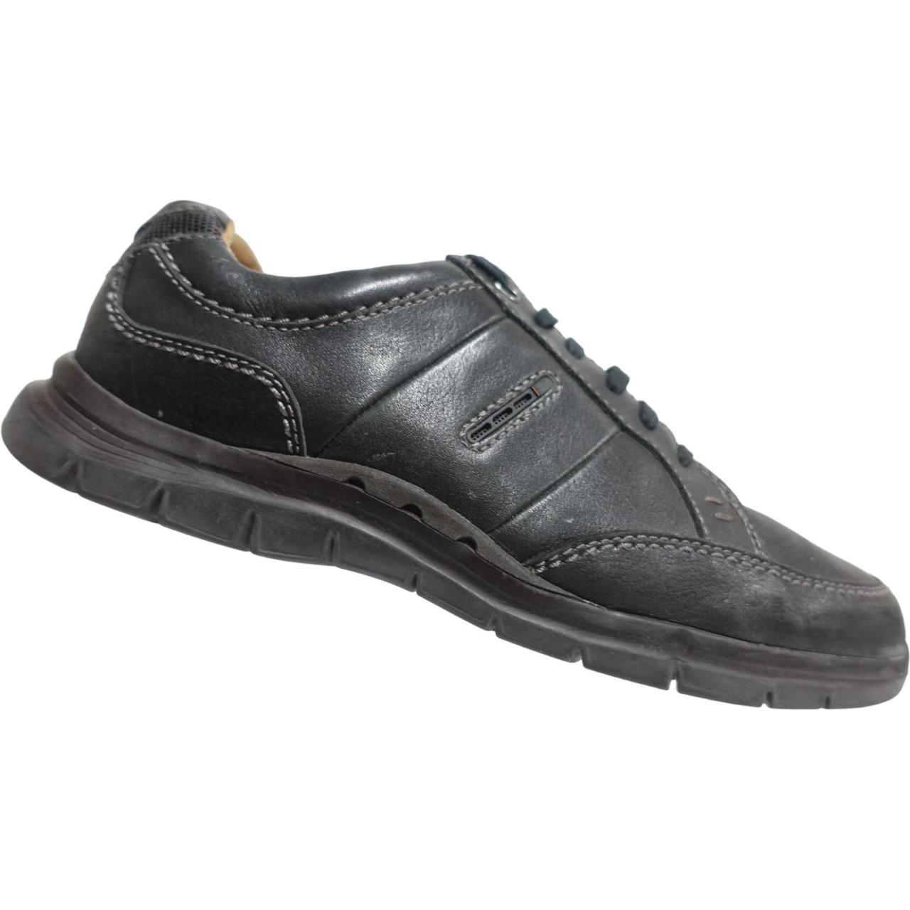 Clarks mens hot sale black trainers