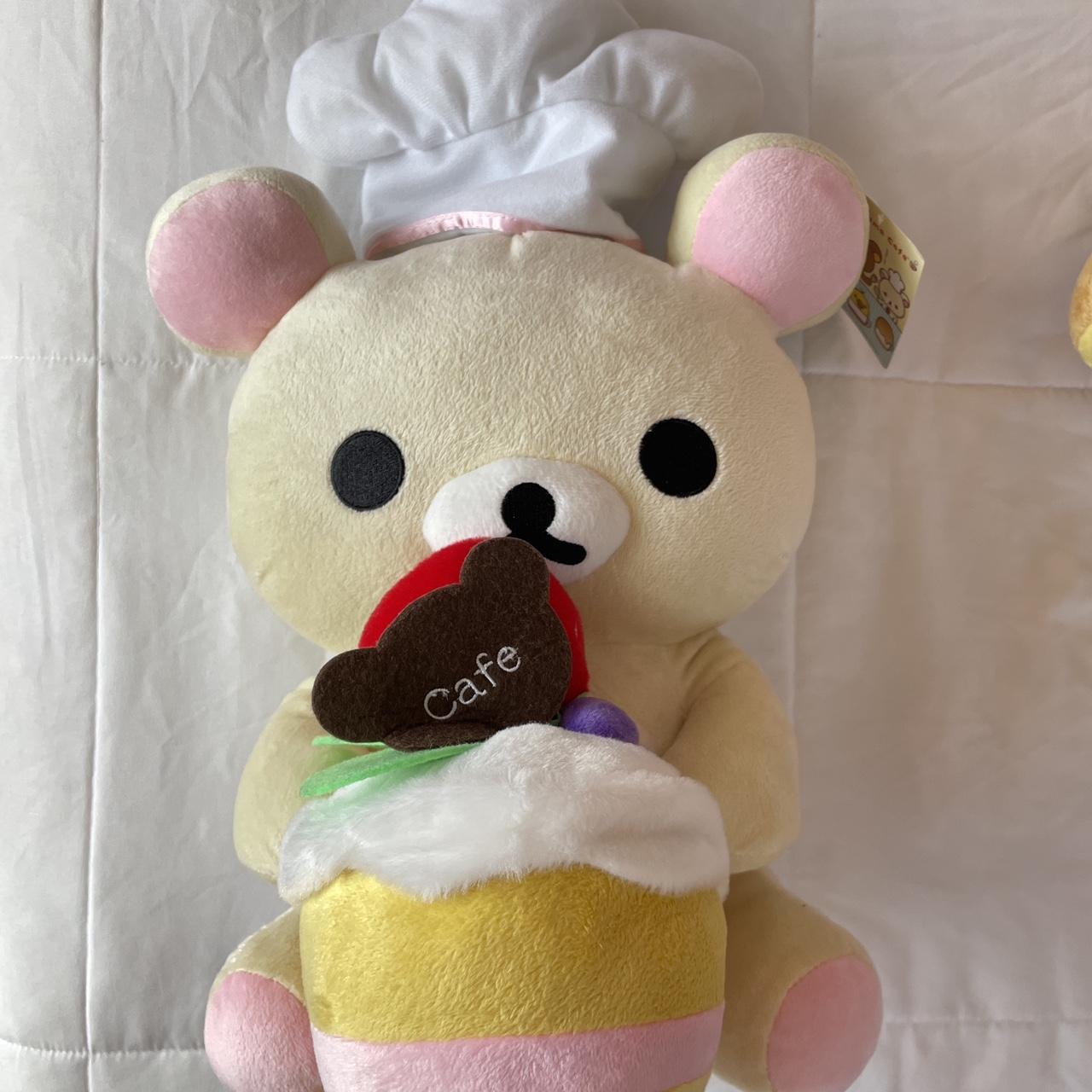 RILAKKUMA KORILAKKUMA CAFE CHEF PLUSH👨🏻‍🍳🧁🍓 20... Depop