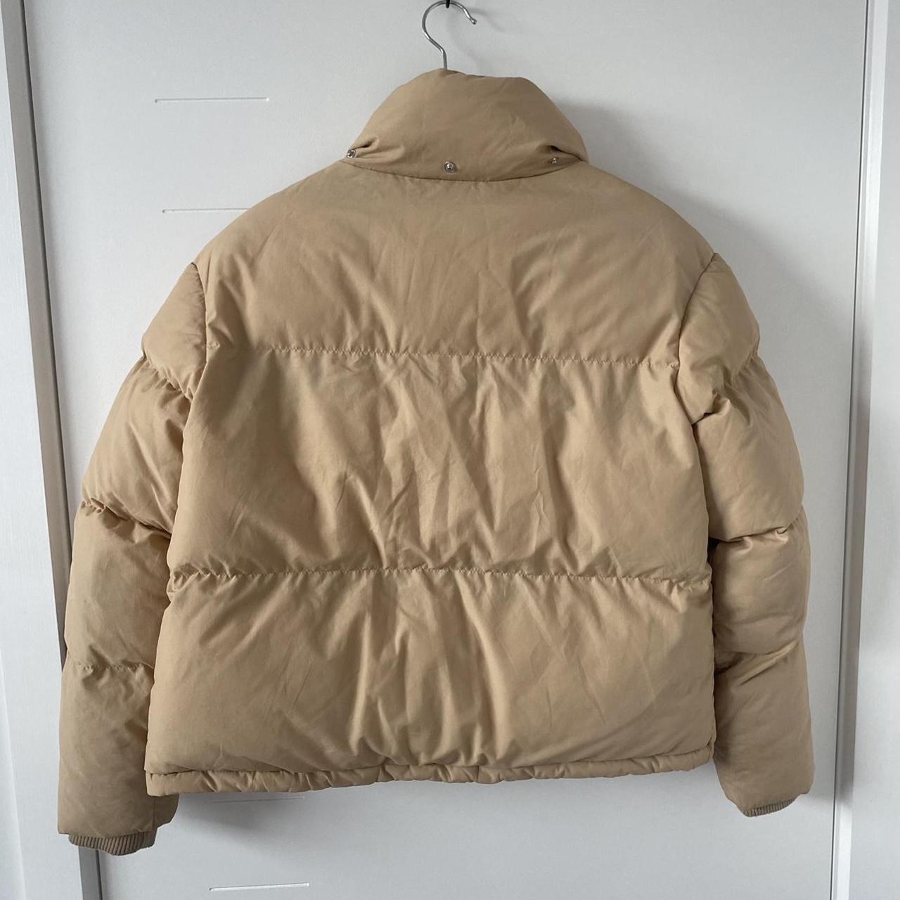 Seed tan puffer jacket Worn - excellent condition... - Depop