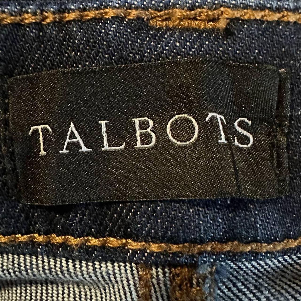 Talbots Women's Signature Ankle Jeans Blue Denim - Depop