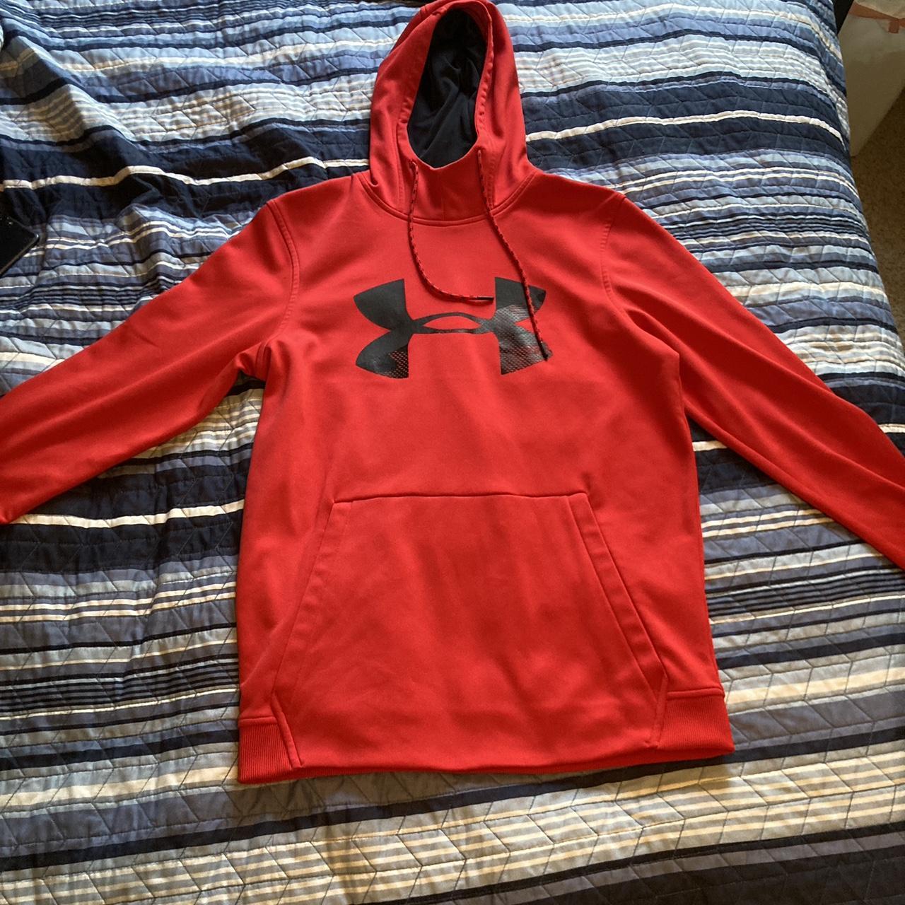 Red under outlet armor hoodie