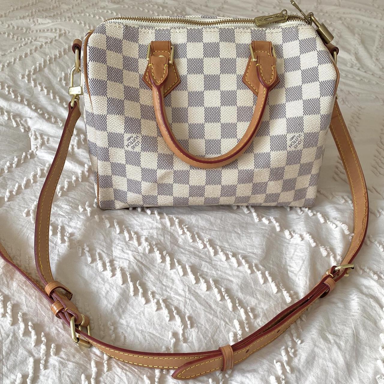 Used louis vuitton DAMIER AZUR 2019 SPEEDY 30 HANDBAGS