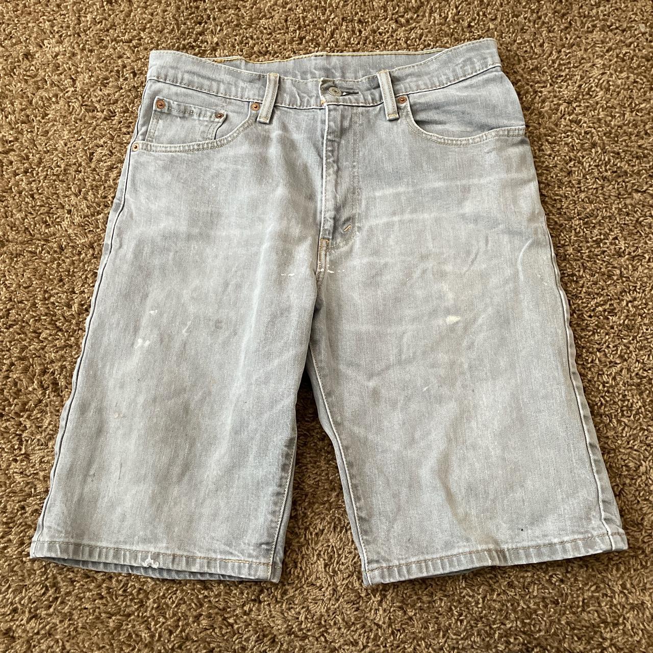 JORTS Grey Levi’s jorts size 32. They have some... - Depop