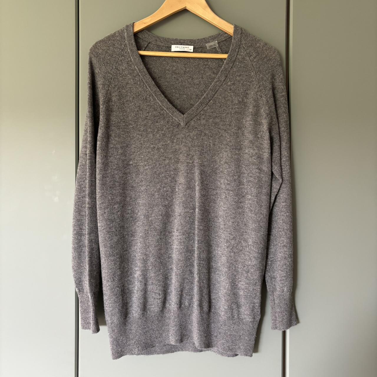 Equipment Asher V-neck Sweater 100% cashmere Depop